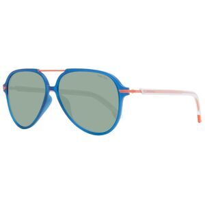 Police Blue Plastic Men's Sunglasses